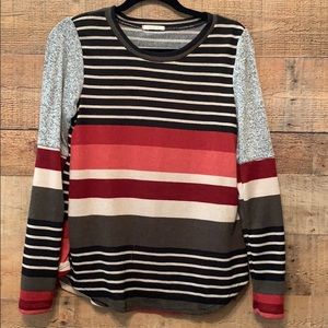 New lightweight striped sweater